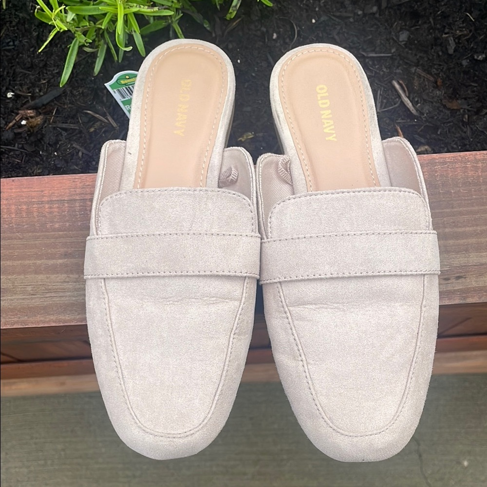 Old Navy Tan Sleek Slip-On Design Shoes